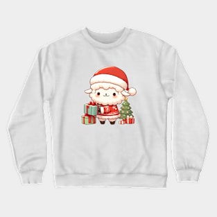 Cute Christmas Sheep Crewneck Sweatshirt